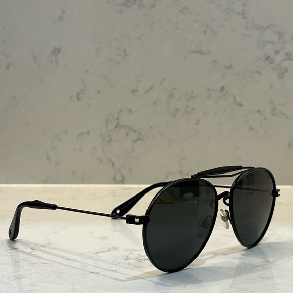 Givenchy GB7012/S Black Aviator Unisex Sunglasses - Picture 9 of 10